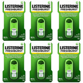 Listerine Freshburst Pocketmist Fresh Breath Oral Care Mist, Non-Aerosol Sugar-Free Minty Breath Refresher Spray to Kill 99% of Bad Breath Germs, Portable, Spearmint Flavor, 6 x 7.7 mL
