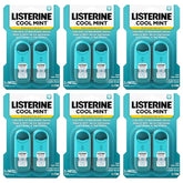 Listerine Cool Mint Pocketmist, Oral Care Mist for Fresh Breath, Non-Aerosol Sugar-Free Bad Breath Refresher Spray to Kill 99% of Bad Breath Germs, Portable, Cool Mint Flavor, 7.7 mL, 12 Sprays